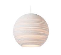 Suspension Moon 14 blanc H 31cm/Ø 36cm