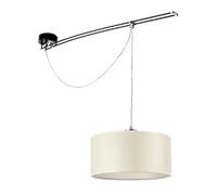 Suspension Moove canopy 350° black soft-touch Ø13.5cm