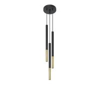 Suspension - MOZAICA - 3p G9 LED - Moderne - Loft - Noir/D'or