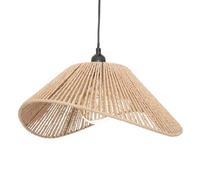 Suspension ""Myha"" corde D45cm - Atmosphera createur d'interieur - Beige
