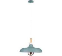 Paulmann Suspension Juna Neordic – 20W E27 230V dimmable Vert satiné/Cuivre Bois/Métal sans ampoule