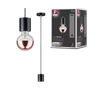 Suspension Neordic Nordin Max1x60w E27 Noir 230v Marbre