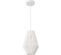 Suspension Newtownabbey métal corde 160 x 20 cm blanc lux.pro Blanc G