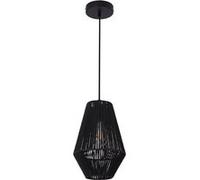 Suspension Newtownabbey métal corde 160 x 20 cm noir lux.pro Noir G