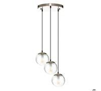 Suspension ""Night"" verre métal doré D15cm - Atmosphera createur d'interieur