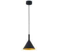 Suspension noir/or Pam L16,5 Multicolore G