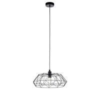Suspension Noire Ø46Cm E27 Vintage Lampe Intérieure