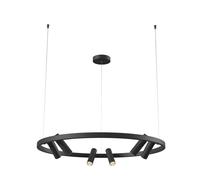 Suspension noire à spots LED réglables Satellite Maytoni