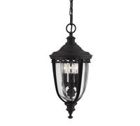 Suspension Noire Rustique E14 EDMUND Lampe D'Extérieur Lanternes Terrasse