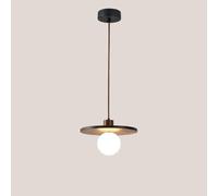 Suspension noire Wabi Sabi, style vintage en pierre naturelle, style milieu du siècle, en verre laiteux, style rustique, idéal pour une salle à manger, une chambre ou une cuisine.