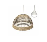 Suspension nomade CESARE Beige Herbe marine H19cm