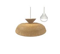Suspension nomade DARMA NOMAD Beige Rotin D80 CM Beige G