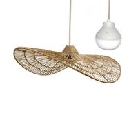 Lumisky Suspension MARBELLA NOMAD en jute naturel style bohème avec ampoule LED blanc/RGB nomade