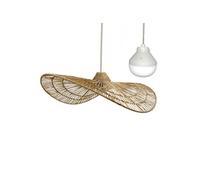 Lumisky Suspension MARBELLA NOMAD en jute naturel style bohème avec ampoule LED blanc/RGB nomade