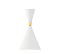 Suspension Nordic Wind Restaurant Lustres Macaron Modernes Abat-Jour en Métal Coloré Lampes Suspendues Personnalisées à Trois Têtes E27 Hauteur Réglable pour Îlot de Cuisine Chambr