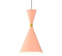 Suspension Nordic Wind Restaurant Lustres Macaron Modernes Abat-Jour en Métal Coloré Lampes Suspendues Personnalisées à Trois Têtes E27 Hauteur Réglable pour Îlot de Cuisine Chambr