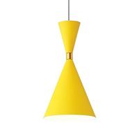 Suspension Nordic Wind Restaurant Lustres Macaron Modernes Abat-Jour en Métal Coloré Lampes Suspendues Personnalisées à Trois Têtes E27 Hauteur Réglable pour Îlot de Cuisine Chambr