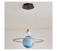 Suspension Nordique en Forme de planète Astronaute, Boule de Verre, luminaire décoratif d'intérieur pour Chambre d'enfant ou de bébé
