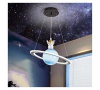 Suspension Nordique en Forme de planète Astronaute, Boule de Verre, luminaire décoratif d'intérieur pour Chambre d'enfant ou de bébé
