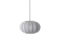 Suspension Ovale en Argent Ø45 ,