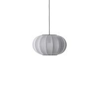 Suspension Ovale en Argent Ø45 , Made By Hand