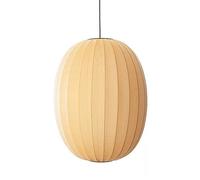 Suspension Ovale Jaune Ø65 , Made By Hand
