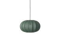 Suspension Ovale Knit-Wit Ø45 en Tweed Vert,