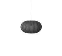 Suspension Ovale Knit-Wit Ø45 Noir, Fabriqué à La Main