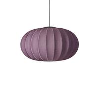Suspension Ovale Knit-Wit Ø76 LED Bordeaux