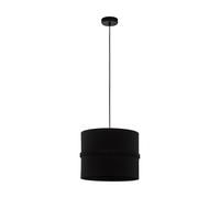 Suspension PARAGUAIO E27 1X40W en acier noir D360mm