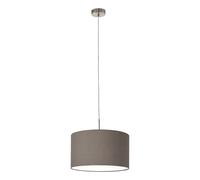 Suspension PASTERI E27 1X60W en acier nickel mat D380mm