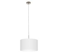 Suspension PASTERI E27 1X60W en acier nickel mat D380mm