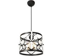 Suspension Patchway 65 x 23 x 23 cm E27 noir blanc [lux.pro] Blanc G