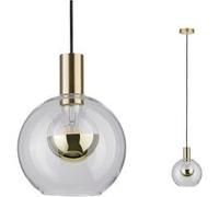 Suspension PAULMANN Neordic Esben E27 Clair/laiton Jaune G