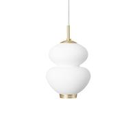 Suspension PEANUT 175 Opale/ Laiton