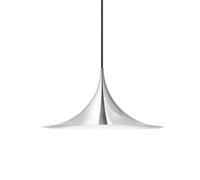GUBI Lampe à suspension Semi Ø 30 cm Chrome
