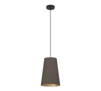 Suspension PETROSA E27 1X40W en acier noir D280mm