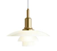 Suspension PH 3/2 H 24.2cm / Ø 29cm/ white fabric cable