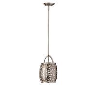 Suspension Plafonnier Lampe Suspendue Acier Verre Inoxydable Salle à Manger