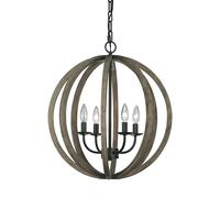 Suspension Plafonnier Lampe Suspendue Chêne Fer Forgé Lampe Salle à Manger