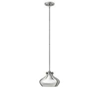 Suspension Plafonnier Lampe Suspendue Chrome H 21,6 CM