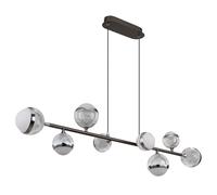 Suspension plafonnier lampe suspendue LED métal Télécommande variable L 110 cm