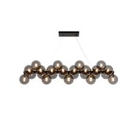 Suspension plafonnier plafonnier lampe salle à manger 25 flammes L 123,5 cm