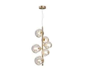 Suspension plafonnier suspension lampe design doré lampe de salle à manger H 170 cm