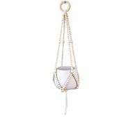 Suspension Plante Hangage De Plante De Macrame Cintre De Perles De Plante Suspendue Panier De JardinièRe Panneurs De Fleurs pour Les Supports pour L'ExtéRieur IntéRieur (Pas De Pot)