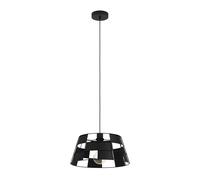 Suspension PONTEFRACT E27 1X40W en acier noir D420mm