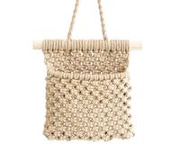 Suspension pour en - Support de panier de fleurs en corde | Suspension pour plantes en macramé, support en corde | Accessoire de suspension pour panier de fleurs, décoration tissée