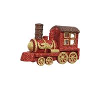 Suspension pour Sapin Train pailleté 12,5 x 7,5 cm
