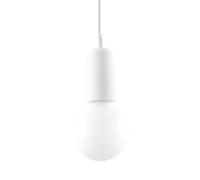 Suspension PVC Blanc E27 1 Diego