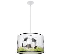 Suspension PVC Blanc/noir/vert E27 1 Football C40